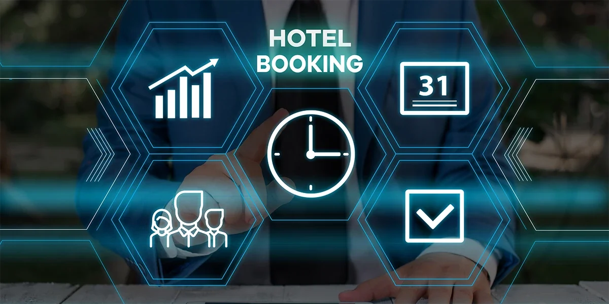 Handwritten list on a notepad titled Hotel Reservation Mistakes, detailing common travel errors next to a pen on a wooden desk.