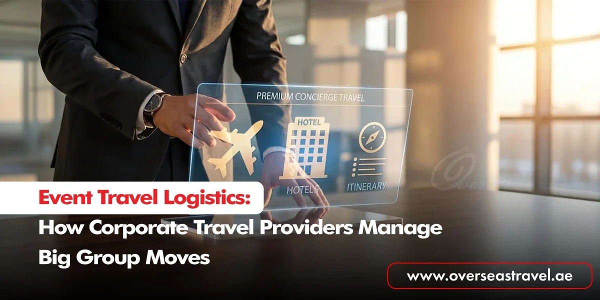 Corporate Travel Providers coordinating event travel logistics and group travel arrangements through digital planning tools