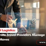 Corporate Travel Providers coordinating event travel logistics and group travel arrangements through digital planning tools