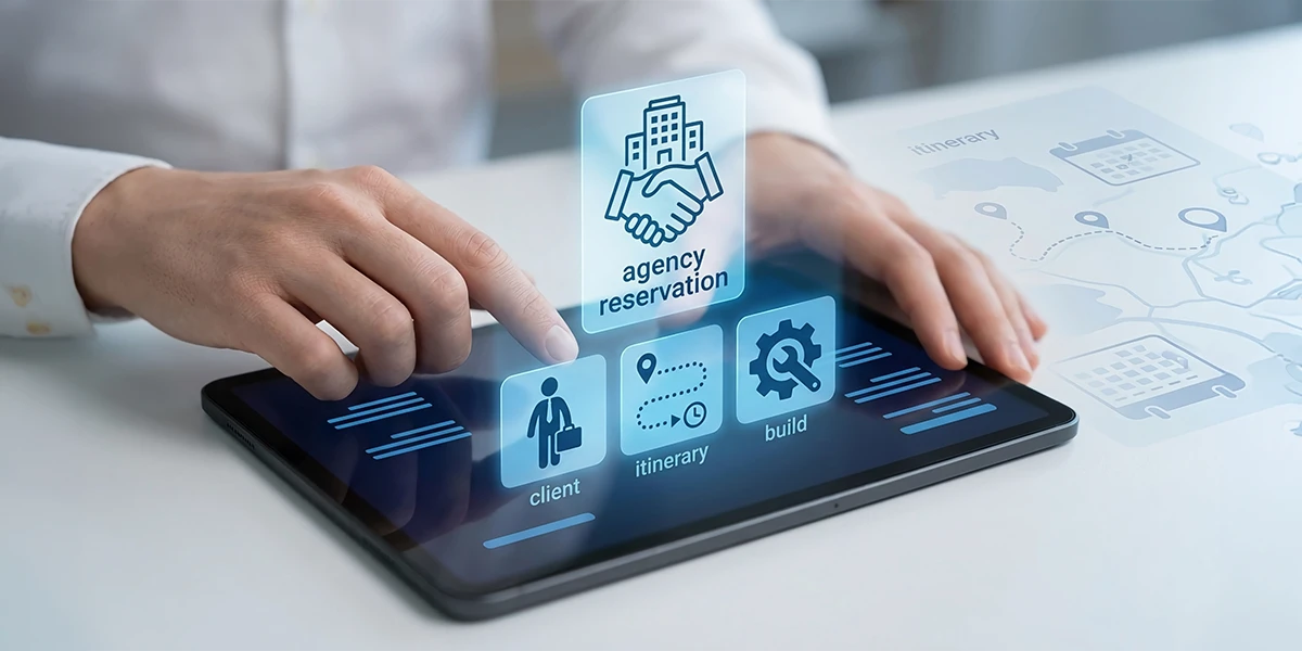 Corporate Travel Providers managing travel bookings, itineraries, and reservations through a digital platform