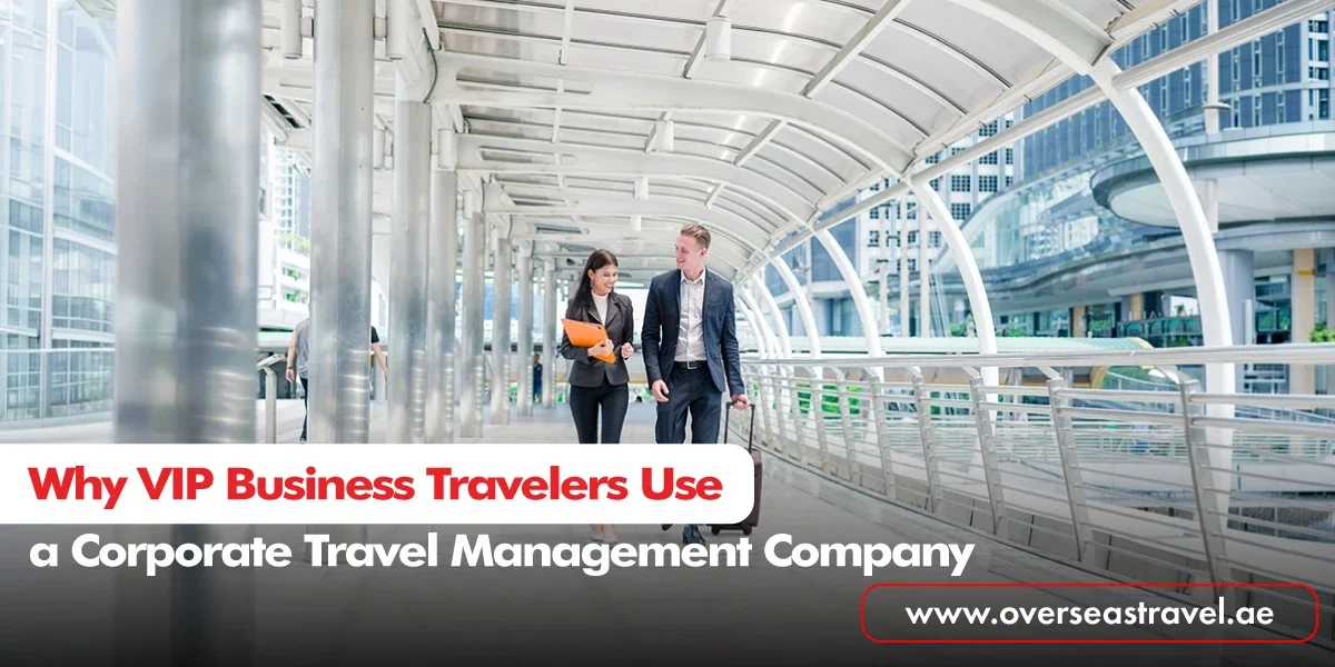 VIP business travelers using a Corporate Travel Management Company for seamless executive travel.