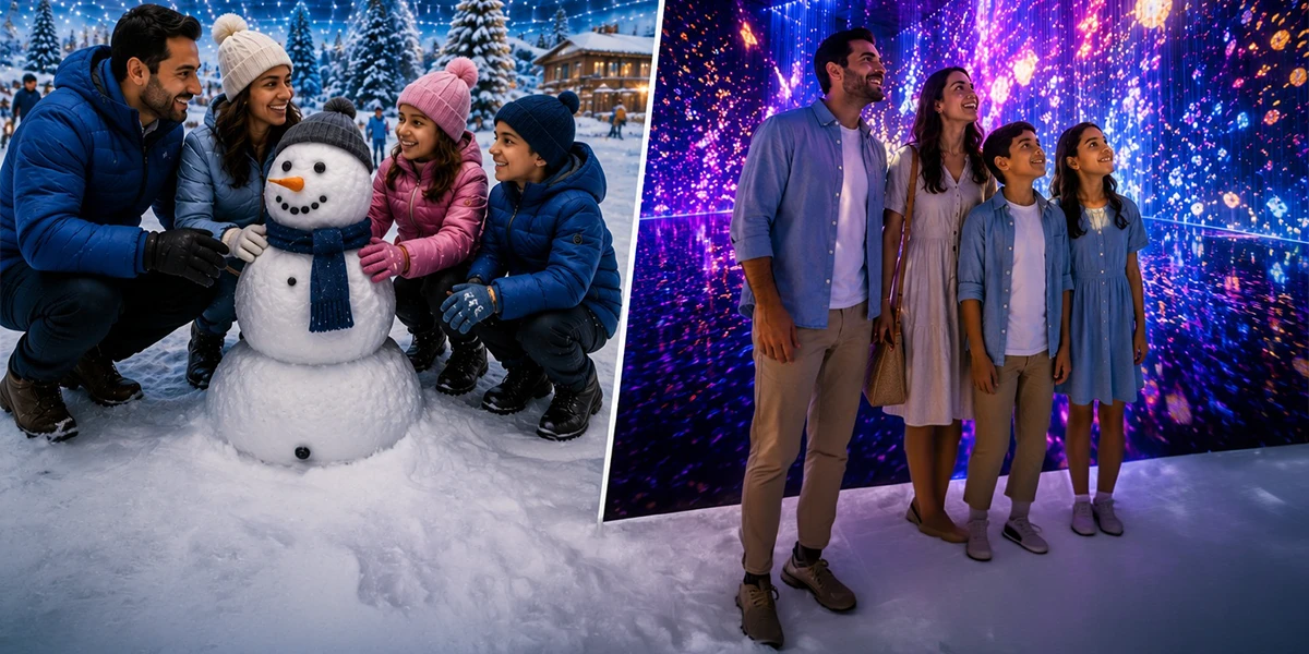 Tour Packages Abu Dhabi Indoor Attractions snow auh teamlab phenomena
