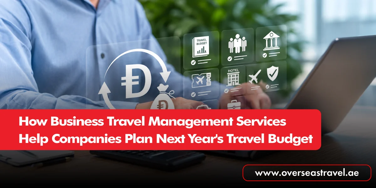Business travel management services for planning and budgeting corporate travel expenses.