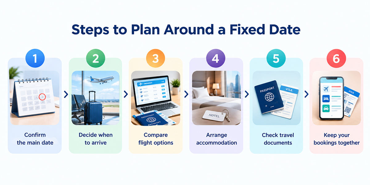 Steps to Plan Around a Fixed Date